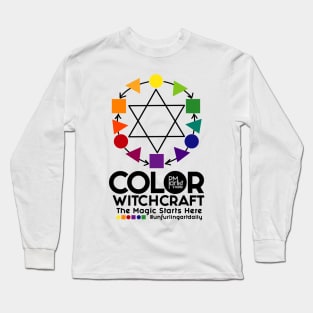 Color Witchcraft (Black Lettering)  PM artist Studio Long Sleeve T-Shirt